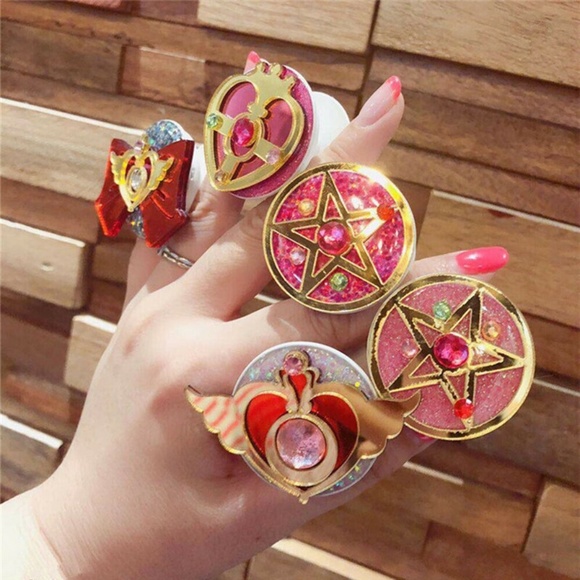 PopSocket Accessories - Sailor Moon Popsocket Pop Socket Phone Holder 🌙✨